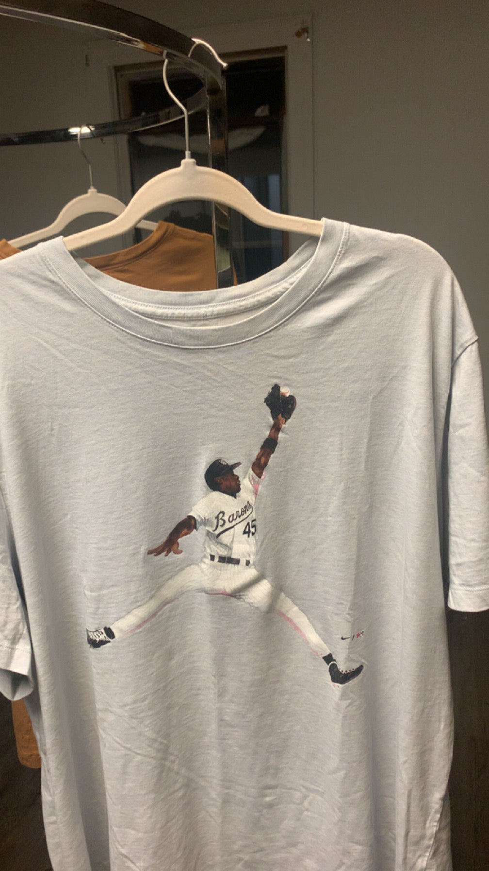 Michael Jordan baseball shirt
