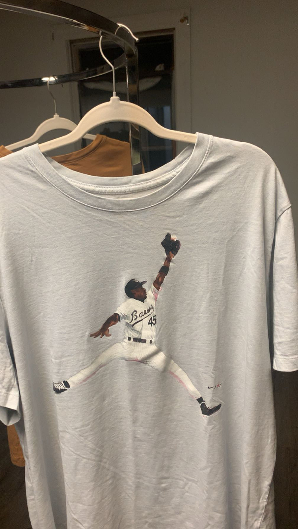 Michael Jordan baseball shirt