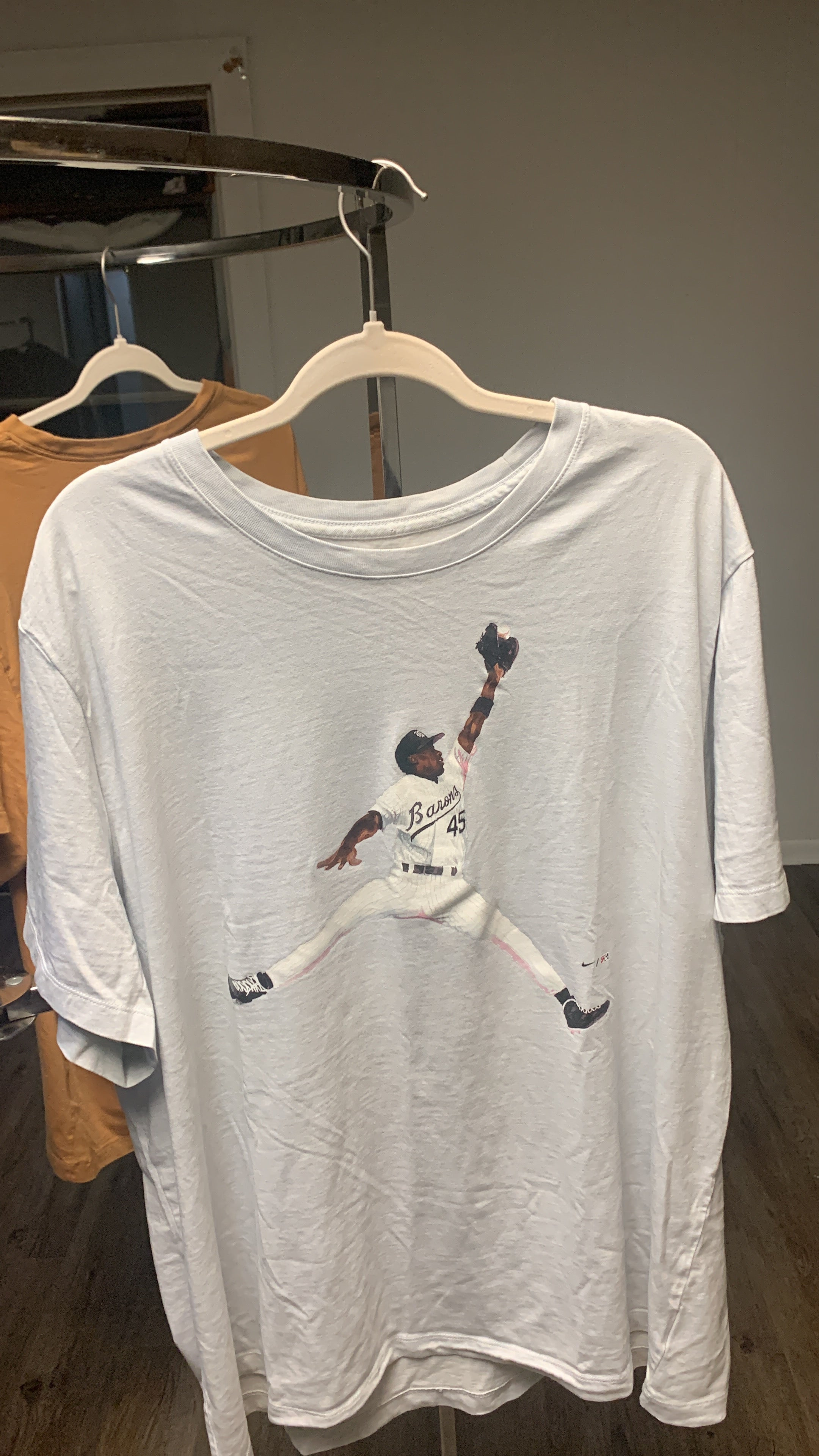 Michael Jordan baseball shirt